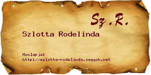 Szlotta Rodelinda névjegykártya